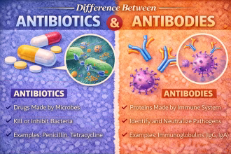 Difference Between Antibiotics and Antibodies Explained Clearly