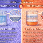 Difference Between Coprecipitation and Post Precipitation