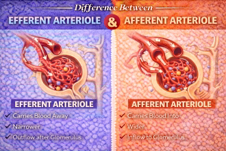 Difference Between Efferent and Afferent Arteriole Explained