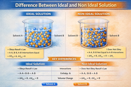 Difference Between Ideal and Non Ideal Solution