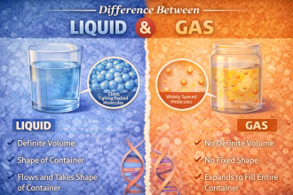 Difference Between Liquid and Gas with Examples