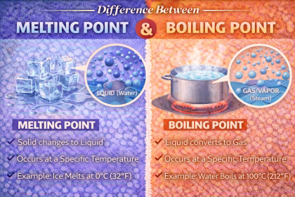 Difference Between Melting Point and Boiling Point