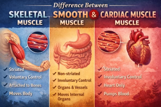 Difference Between Skeletal, Smooth and Cardiac Muscle
