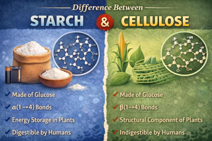 Difference Between Starch and Cellulose Explained Clearly
