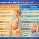 Difference Between Esophagus and Trachea