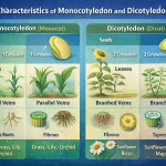 Characteristics of Monocotyledon and Dicotyledon