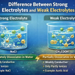 Difference Between Strong Electrolytes and Weak Electrolytes