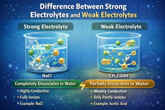 Difference Between Strong Electrolytes and Weak Electrolytes