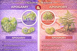 Difference Between Apogamy and Apospory Explained Clearly