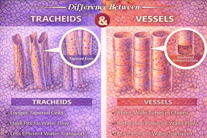 Difference Between Tracheids and Vessels in Plants