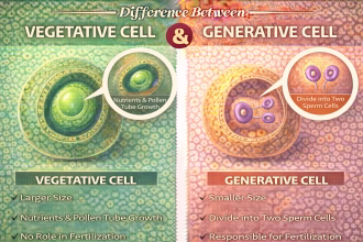 Difference Between Vegetative Cell and Generative Cell