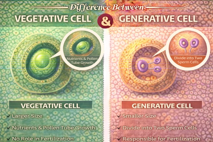 Difference Between Vegetative Cell and Generative Cell