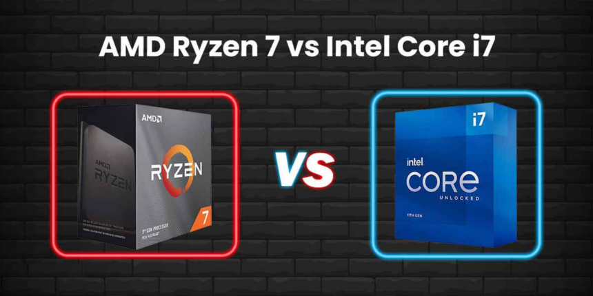 Intel Core i7 vs Ryzen 7