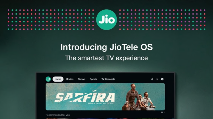 Jio announces JioTele OS for smart TVs