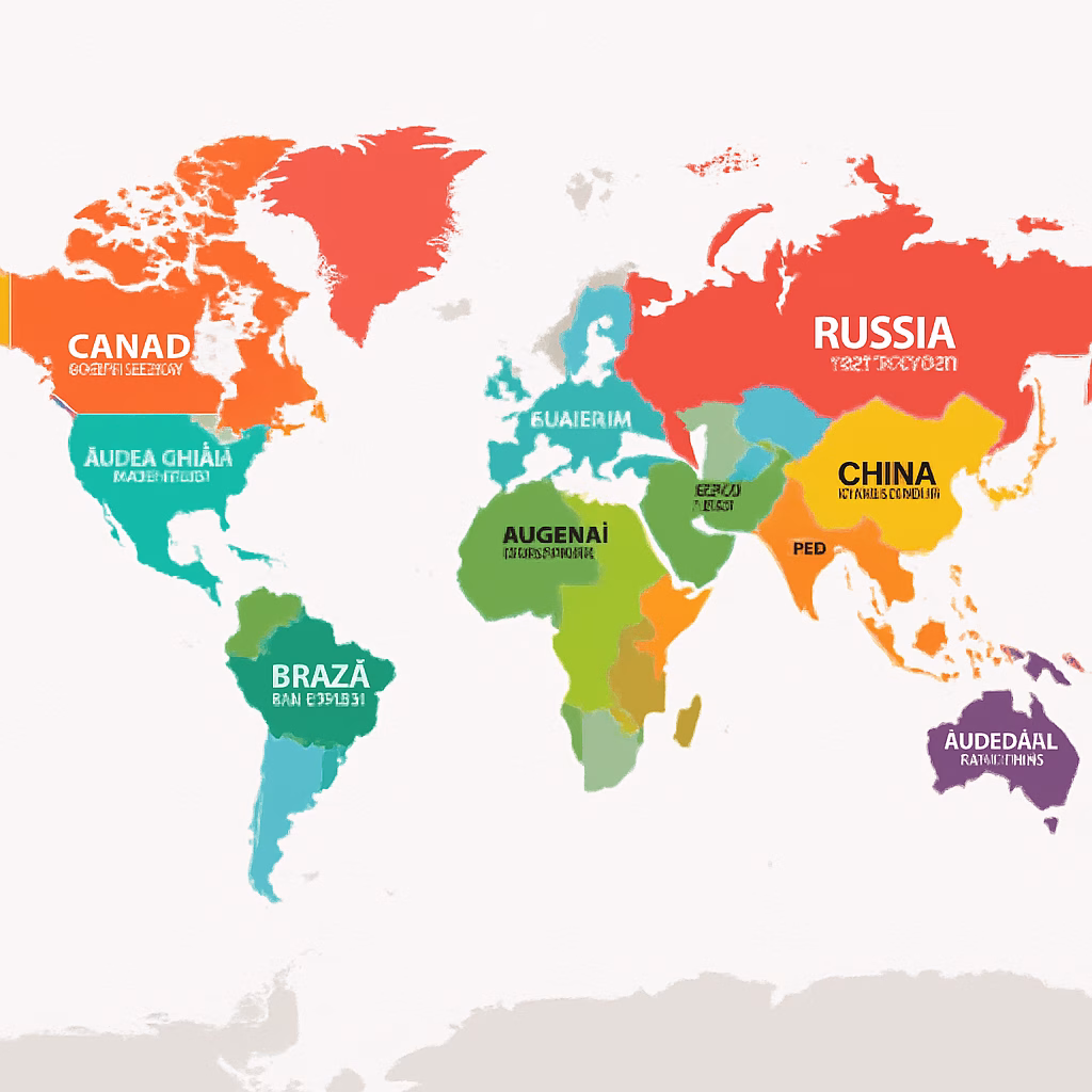 top 10 biggest country in the world