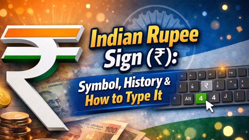 Indian Rupee Sign (₹): Symbol, History & How to Type It