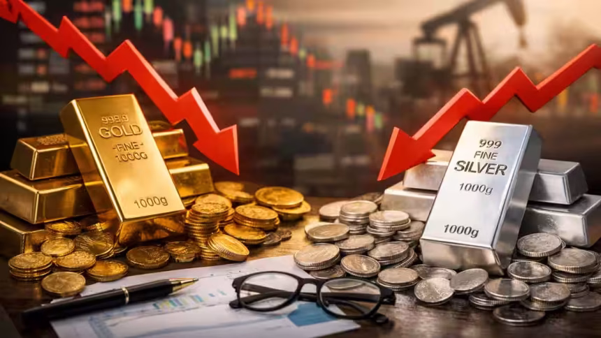 gold price down 3.9 percent