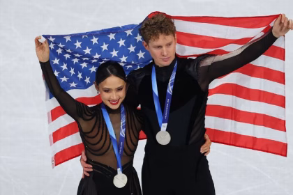 Madison Chock Evan Bates Olympic silver