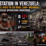 Devastation in Venezuela: Quake Toll Rises to 235 Dead, 1,500+ Wounded — Urgent Rescue Operations Underway